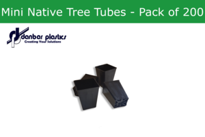 Plastic Pots - Mini Native Tree Tubes - Pack of 200